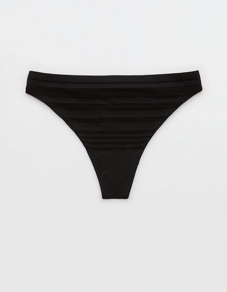 Superchill Seamless Stripe Thong Underwear