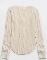 Aerie Essential Henley Layering T-Shirt