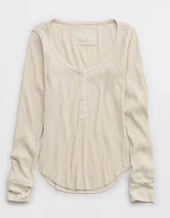 Aerie Essential Henley Layering T-Shirt