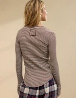 Aerie Essential Crewneck Layering T-Shirt