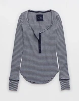 Aerie Essential Henley Layering T-Shirt