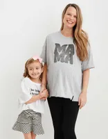 Aerie Mama Graphic Oversized Boyfriend T-Shirt