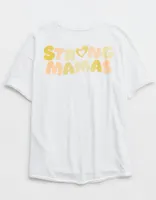 Aerie Mama Graphic Oversized Boyfriend T-Shirt