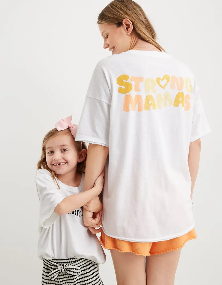 Aerie Mama Graphic Oversized Boyfriend T-Shirt