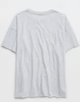 Aerie Graphic Oversized Boyfriend T-Shirt