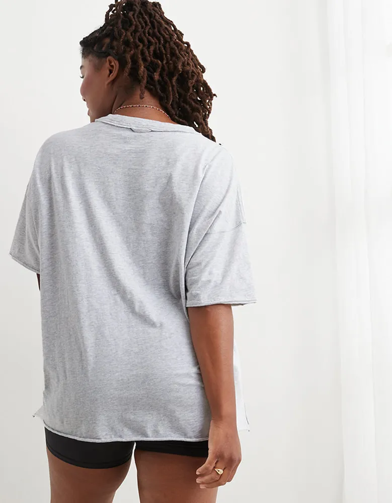 Aerie Graphic Oversized Boyfriend T-Shirt