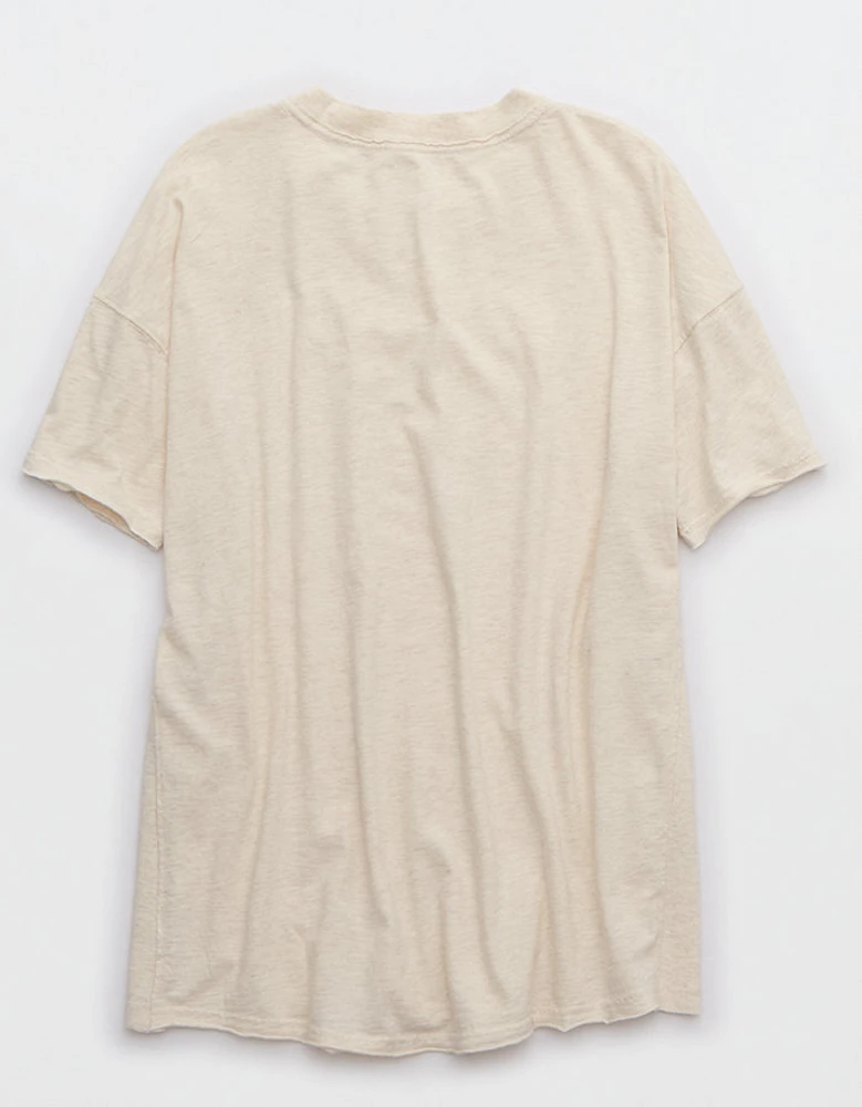 Aerie Crewneck Oversized Boyfriend T-Shirt