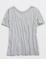 Aerie Oversized V-Neck Boyfriend T-Shirt