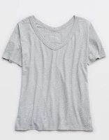 Aerie Oversized V-Neck Boyfriend T-Shirt