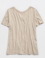 Aerie Oversized V-Neck Boyfriend T-Shirt