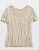 Aerie Oversized V-Neck Boyfriend T-Shirt