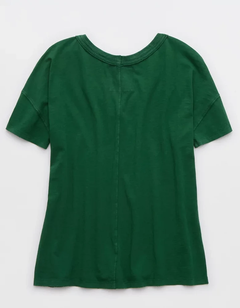 Aerie Oversized V-Neck Boyfriend T-Shirt