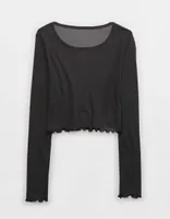 Aerie Magic Mesh Top