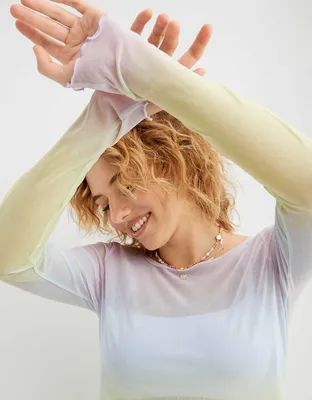 Aerie Magic Mesh Top
