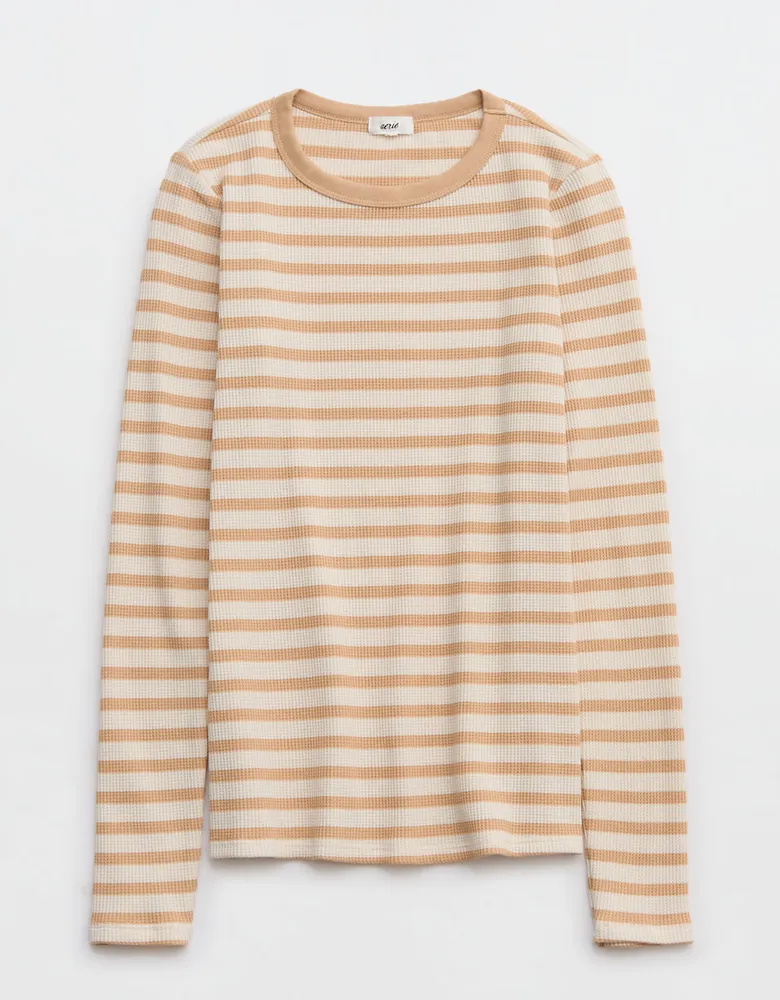 Aerie Long Sleeve Waffle T-Shirt