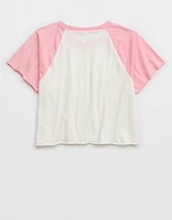 Aerie Cropped Raglan T-Shirt