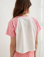 Aerie Cropped Raglan T-Shirt