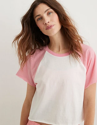 Aerie Cropped Raglan T-Shirt