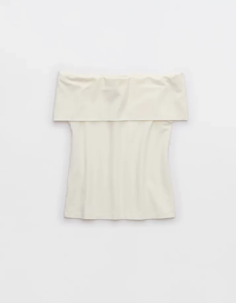 Aerie Chill Up Off The Shoulder Top