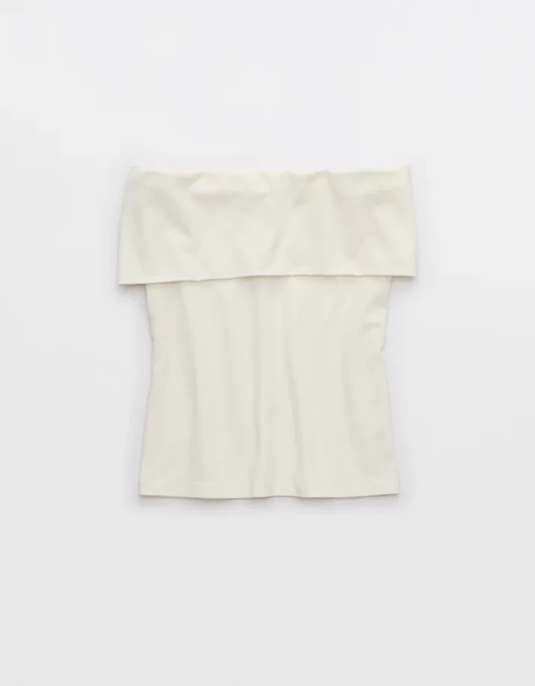 Aerie Chill Up Off The Shoulder Top
