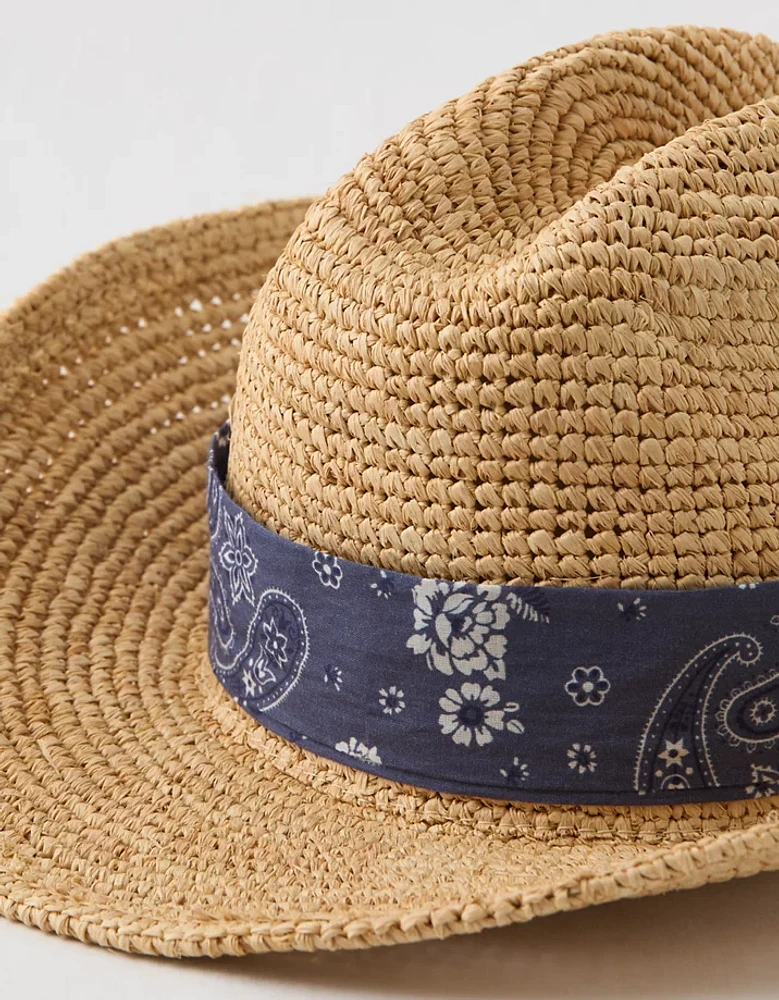 Aerie Straw Cowboy Hat