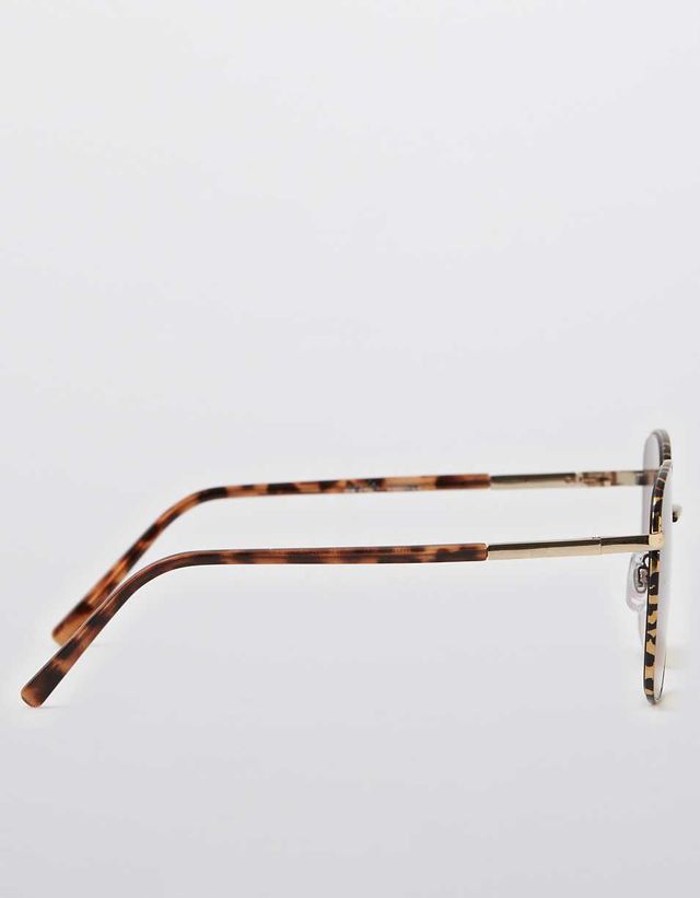 Monogram Motif Oversized Square Frame Lola Sunglasses in Warm Tortoiseshell  - Women | Burberry® Official