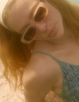 Aerie Mini Dare To Square Sunglasses
