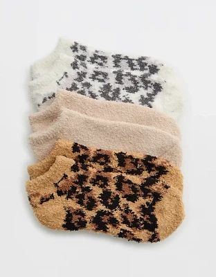 Aerie Cozy Ankle Socks 3-Pack