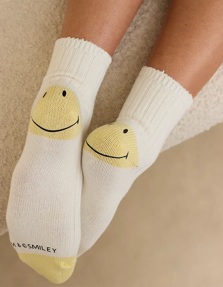 Aerie Smiley® Marled Bobby Socks