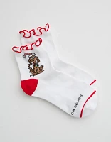 Aerie Dr. Seuss Lettuce Edge Ribbed Bobby Socks