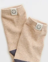 Aerie Smiley® Patch Crew Socks