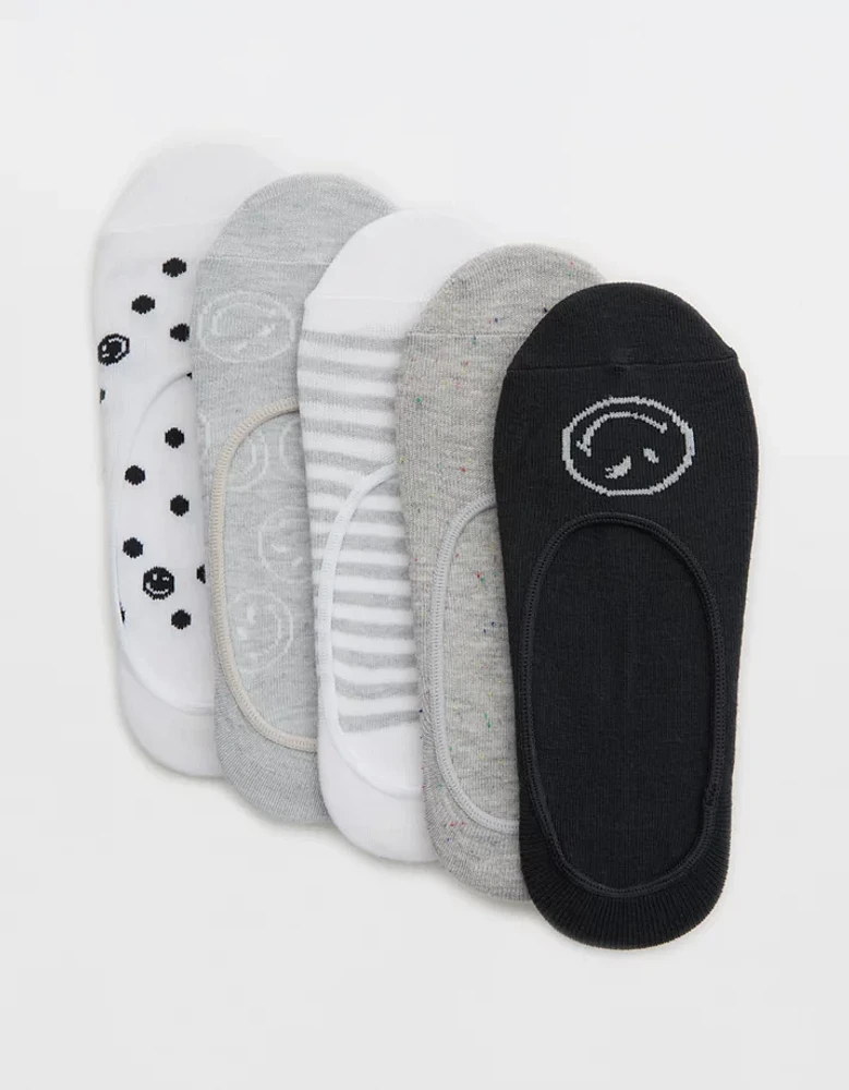 Aerie No Show Sock 5-Pack