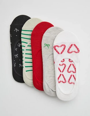 Aerie No Show Sock 5-Pack