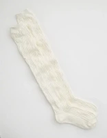 Aerie Cable Over The Knee Socks