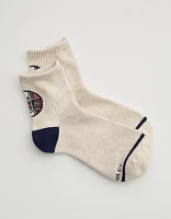 Aerie Smiley® Ribbed Cotton Bobby Socks