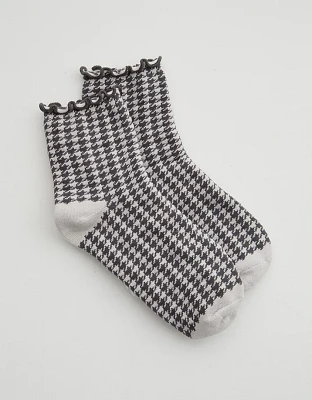 Aerie Scallop Tipping Bobby Socks