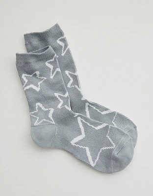 Aerie Fairisle Brushed Crew Socks