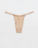 Aerie Mesh Ruched String Thong Underwear