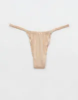 Aerie Mesh Ruched String Thong Underwear