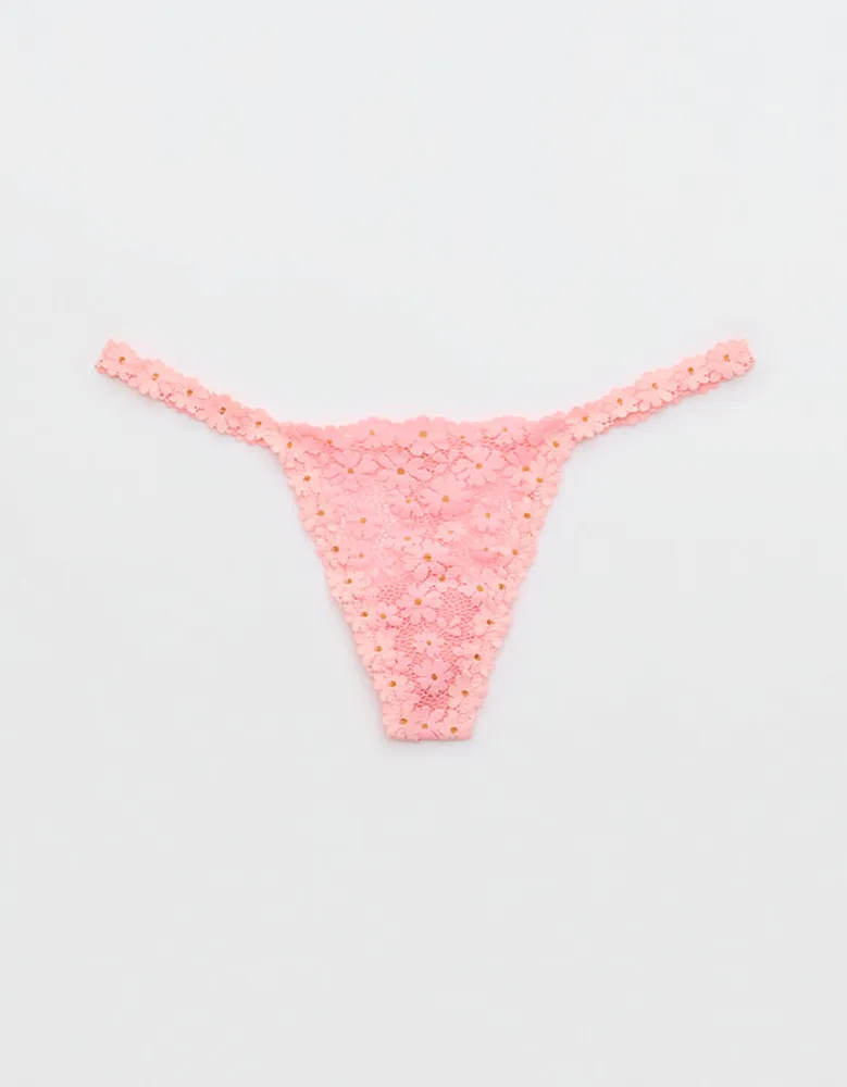 Show Off Daisy Lace String Thong Underwear