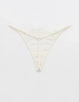 Show Off Embroidery Thong Underwear