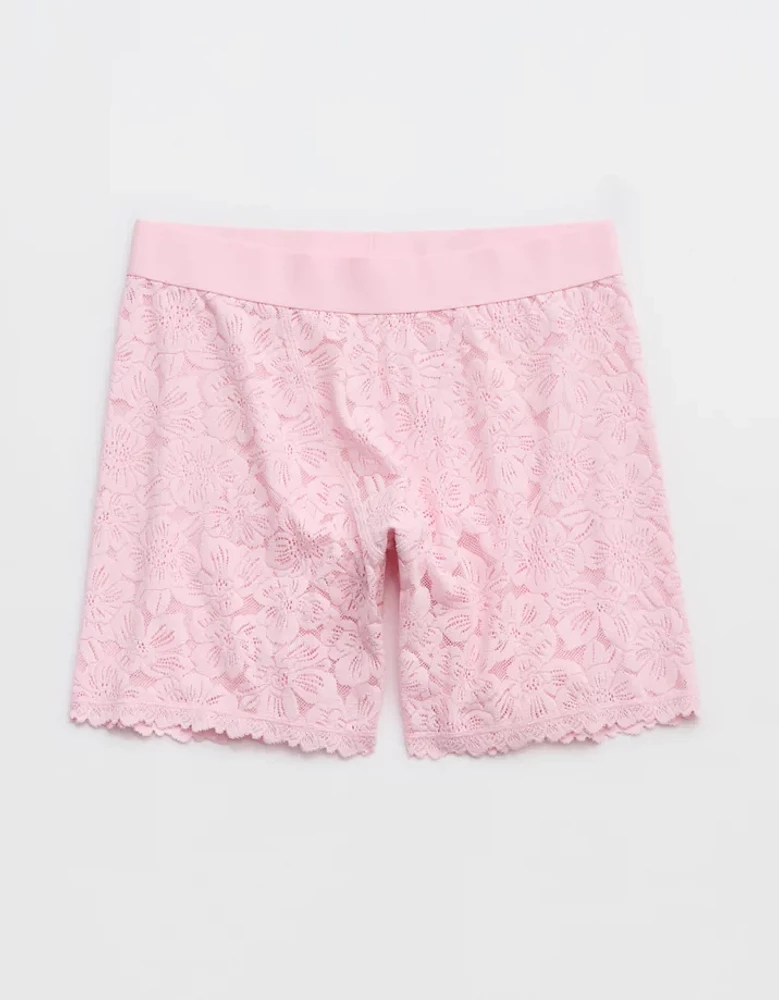 Show Off Rosey Lace Boyshort Underwear