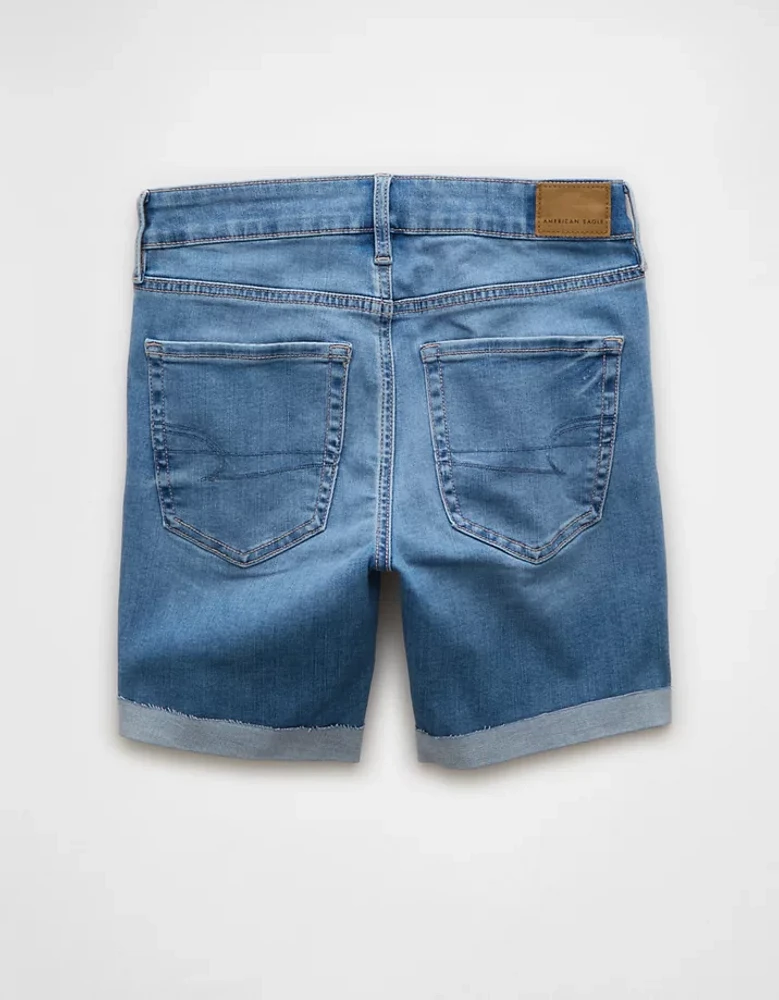 AE Next Level Low-Rise Skinny Bermuda Denim Short