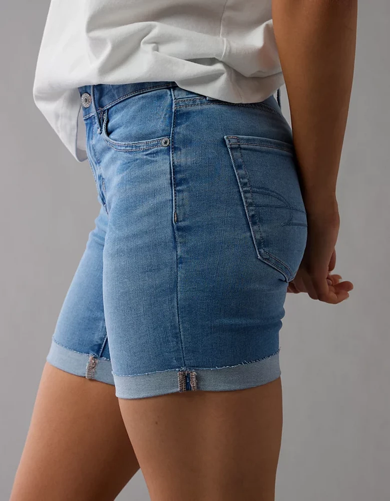 AE Next Level Low-Rise Skinny Bermuda Denim Short