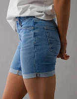 AE Next Level Low-Rise Skinny Bermuda Denim Short