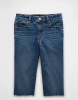 Bermuda seconde peau en denim à taille basse Next Level AE