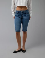 Bermuda seconde peau en denim à taille basse Next Level AE