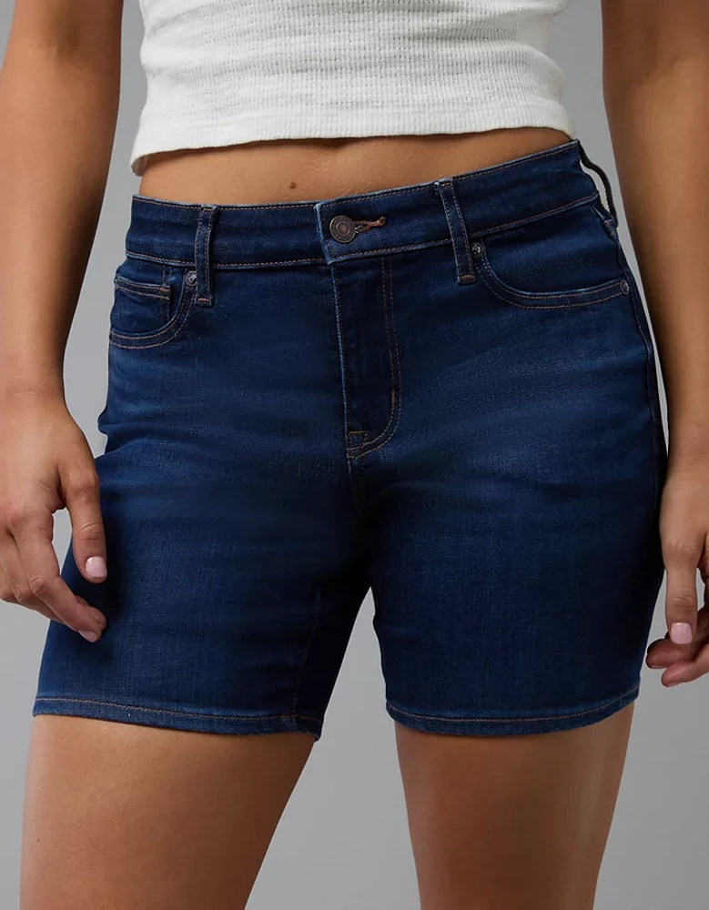 AE Next Level Low-Rise Skinny Bermuda Denim Short