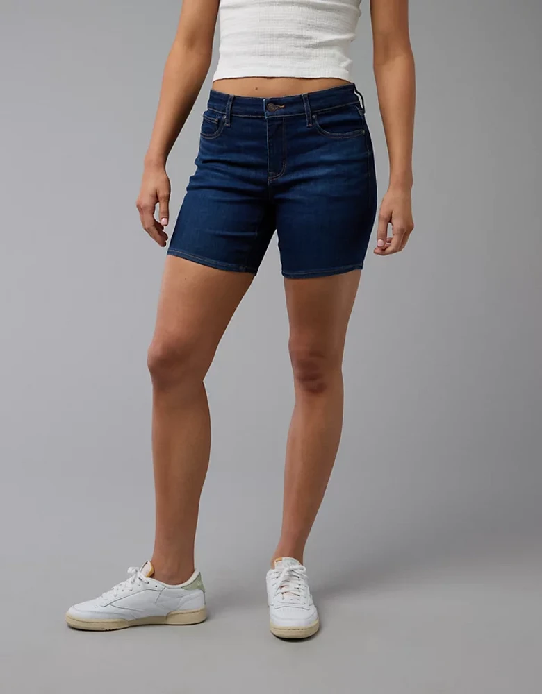 AE Next Level Low-Rise Skinny Bermuda Denim Short