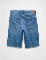 Short en jean à taille haute denim extensible Drapé de rêve 13 po AE